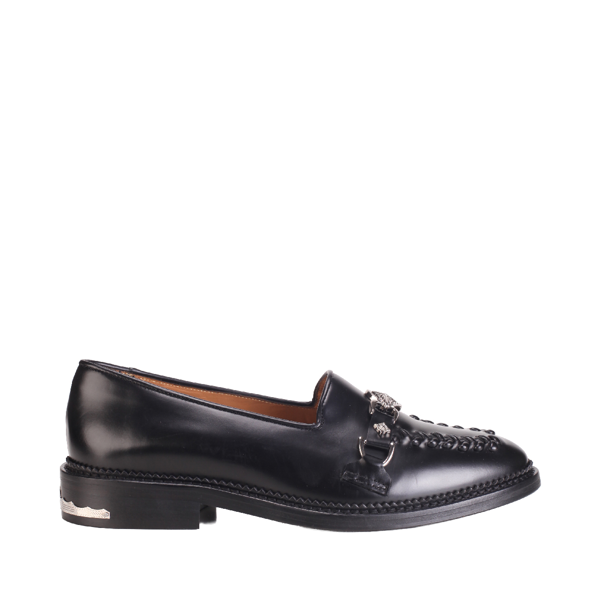 Toga Virilis aj1470 black leather loafer man 