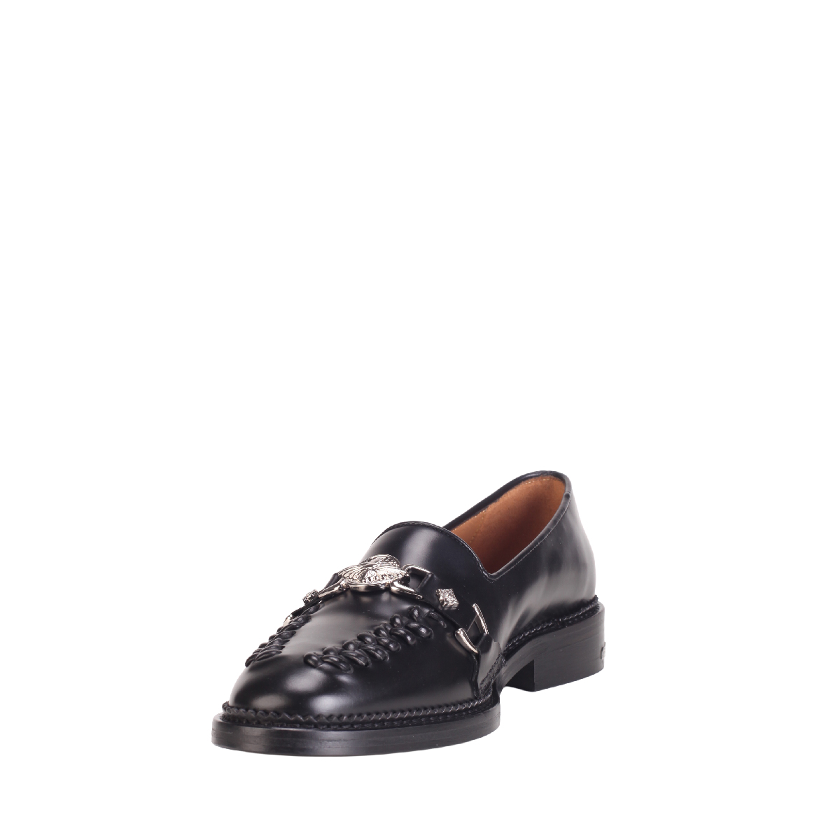  Toga Virilis aj1470 black leather loafer man 