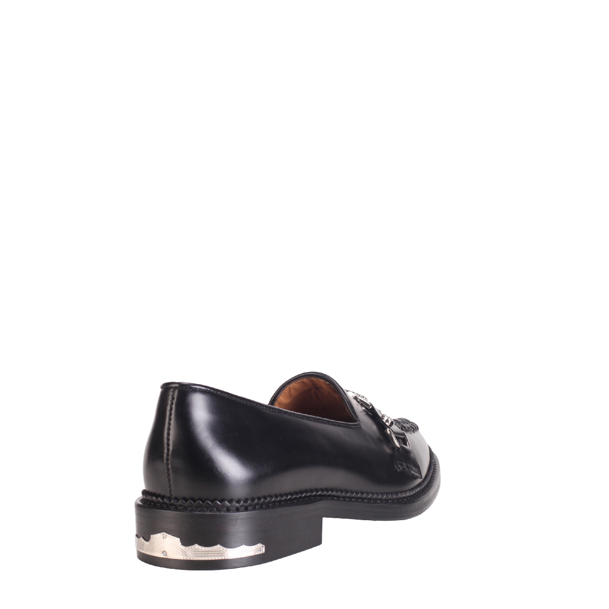  Toga Virilis aj1470 black leather loafer man 