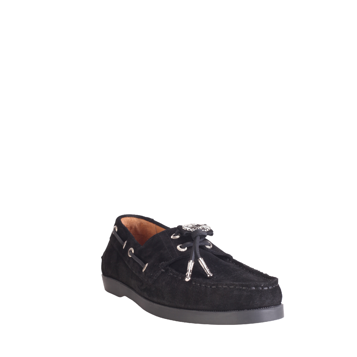  Toga virilis aj1486 black suede boat shoes man 