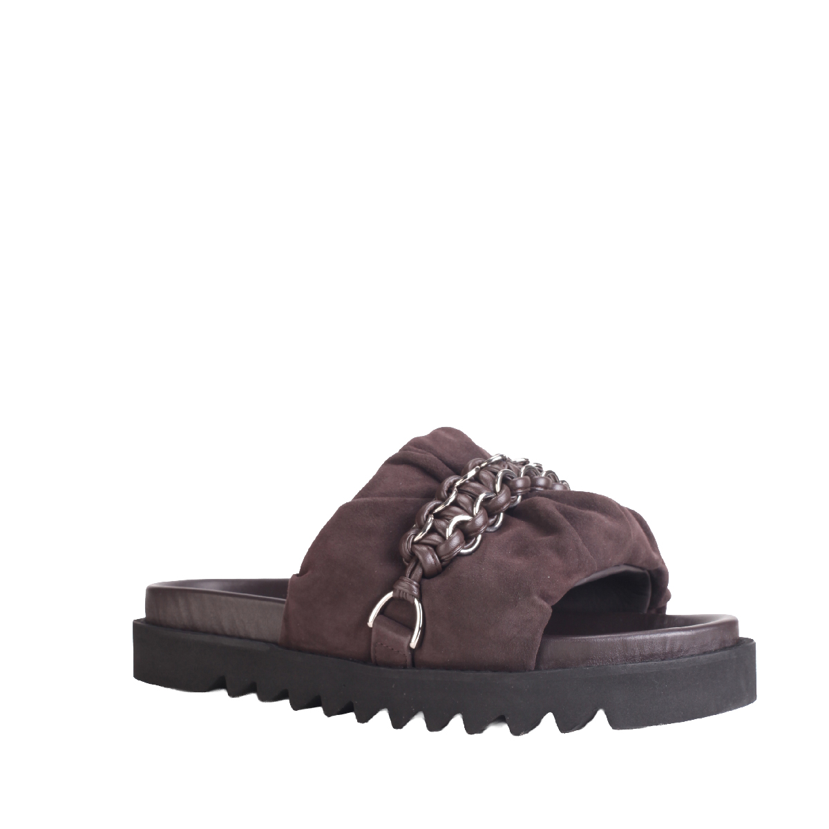 Toga virilis aj1488 chocolate leather sandal man 