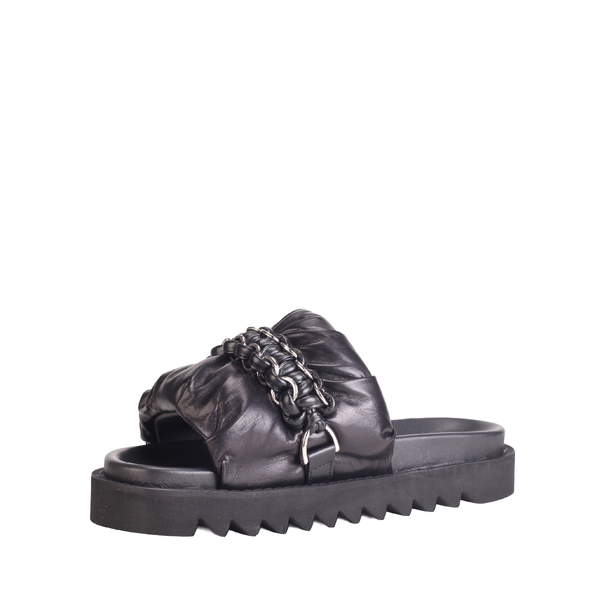  Toga virilis aj1488 black leather sandal man 
