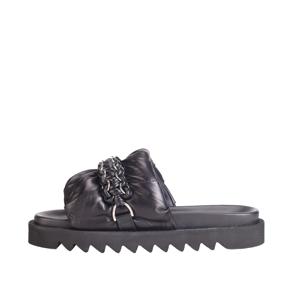  Toga virilis aj1488 black leather sandal man 