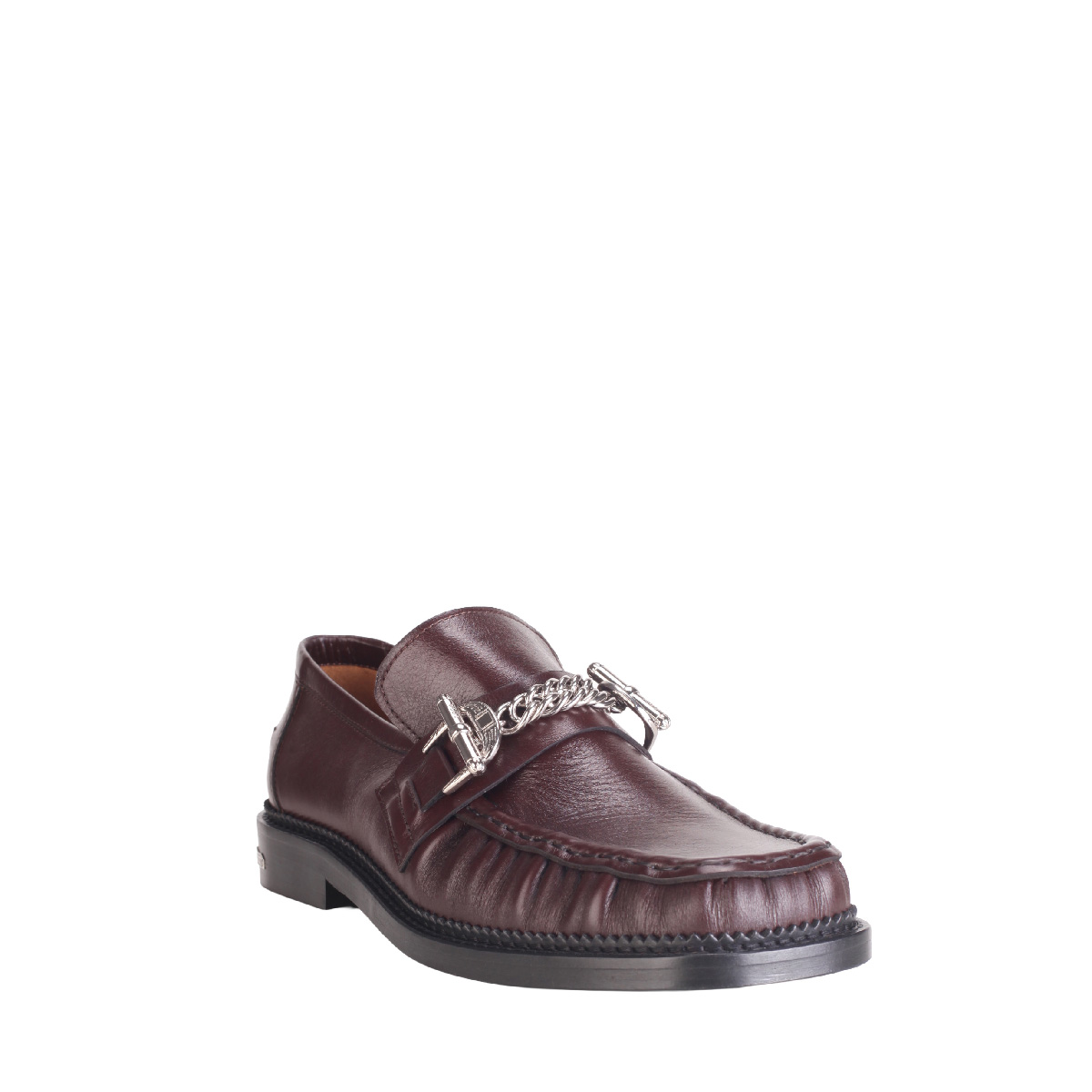 AJ1523 leather loafer Toga Virilis man dark brown
