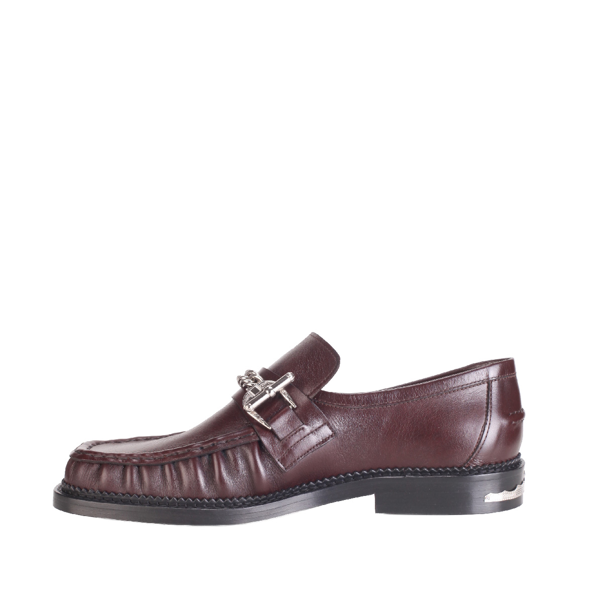 AJ1523 leather loafer Toga Virilis man dark brown