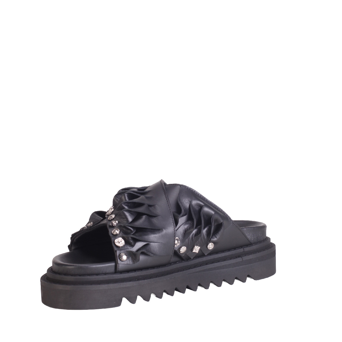 AJ1526 leather sandal Toga Virilis man black
