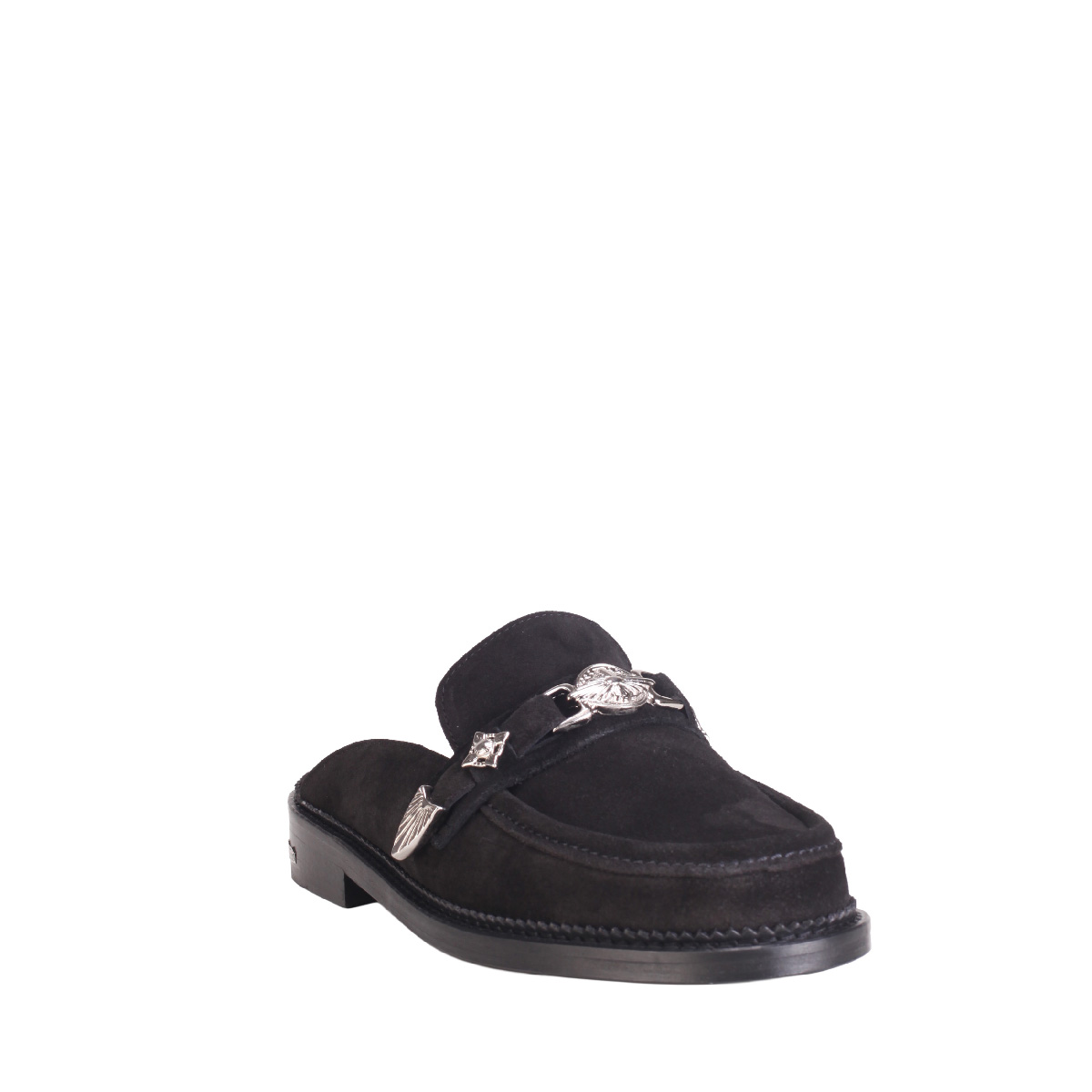 AJ1528 suede sandal Toga Virilis man black