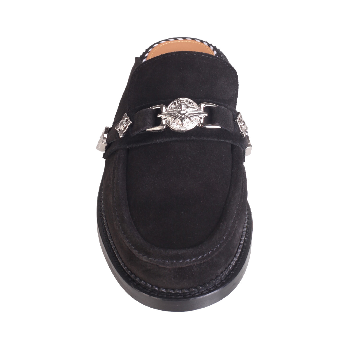 AJ1528 suede sandal Toga Virilis man black