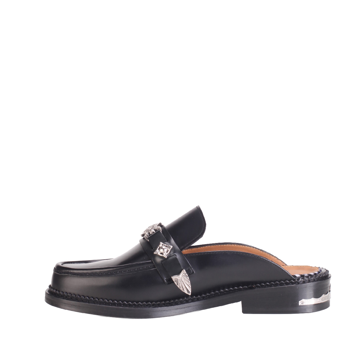 AJ1528 leather sandal Toga Virilis man black