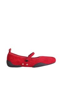 Nicole Saldaña sophie red suede mary jane women 