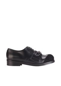 INFINITY DERBY stefan cooke leather lace up shoes man black