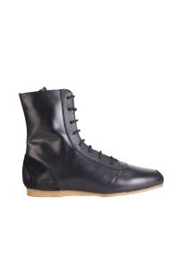 Stefan Cooke black leather boxer boots man  