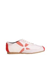 Stefan Cooke white orange shoes man  