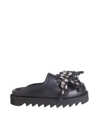 Toga Pulla AJ1443 black leather sandal woman 