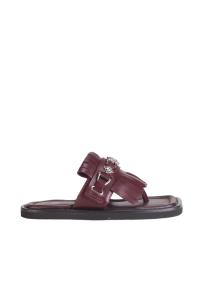 AJ1461 - toga pulla burgundy sandals woman