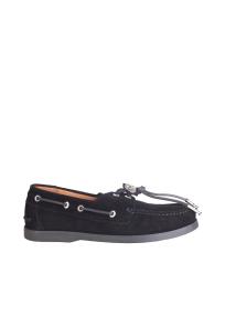 Toga Pulla AJ1484 black Suede Boat shoes women