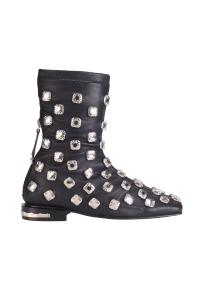 AJ1507 strech boots Toga Pulla woman black