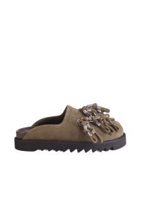 Toga Virilis AJ1428 Black leather slippers man 