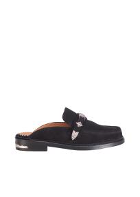 AJ1528 suede sandal Toga Virilis man black